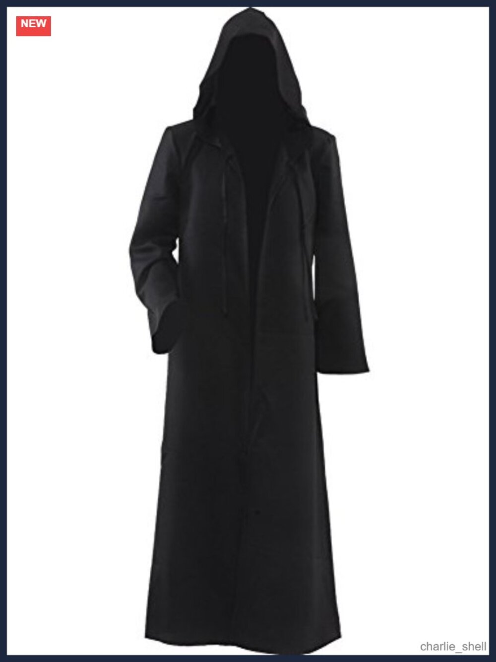 Men's Cosplay Cloak Robe Hooded Halloween Costume Tunic
